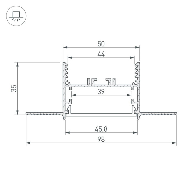Соединитель профиля Arlight SL-LINIA 030106