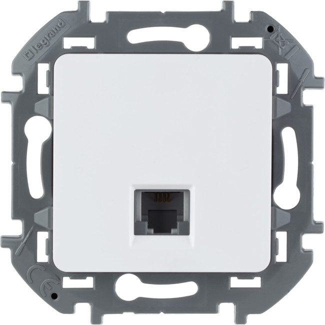 Розетка телефонная RJ11 Legrand Inspiria 673820 Розетка телефонная RJ11 Legrand Inspiria 673820