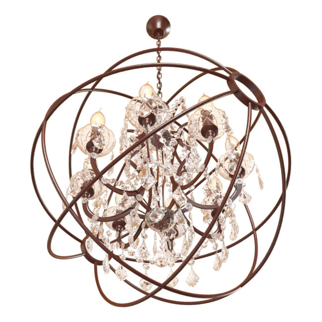 Подвесная люстра LOFT IT Foucaults orb crystal Loft1897/8 Подвесная люстра LOFT IT Foucaults orb crystal Loft1897/8