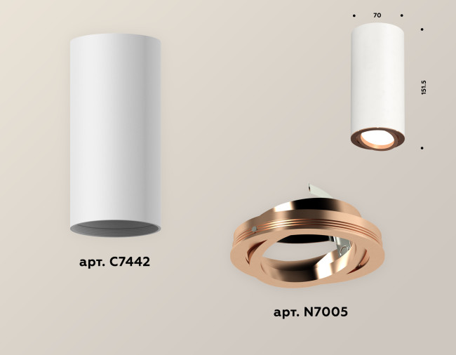 Накладной поворотный светильник Ambrella Light Techno XS7442005 (C7442, N7005) Накладной поворотный светильник Ambrella Light Techno XS7442005 (C7442, N7005)