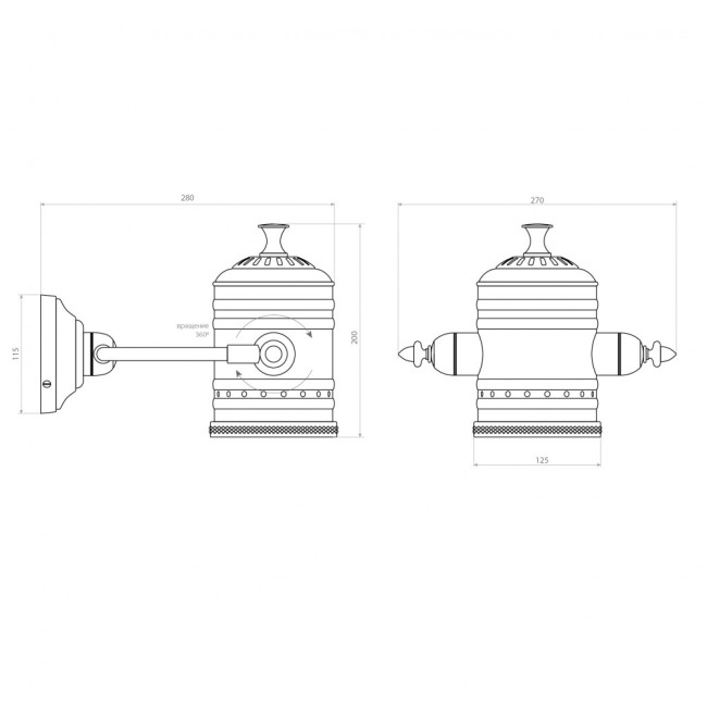Бра Covali WL-30858 Бра Covali WL-30858