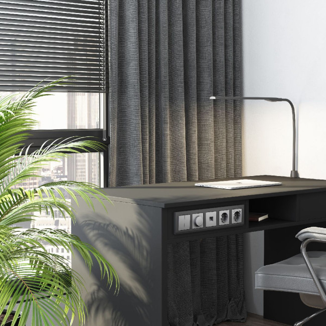 Перекрестный выключатель двухклавишный (серебряный матовый) Werkel W1123065 4690389196881 a064030