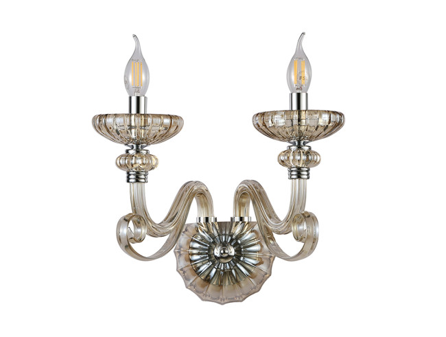 Бра Newport 8622/A chrome cognac М0071596 Бра Newport 8622/A chrome cognac М0071596