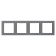 Рамка на 4 поста Arlight FRM-GLARE-GS-4-GR 043804