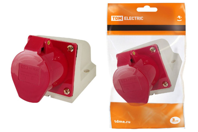 Розетка стационарная TDM Electric SQ0602-0006 Розетка стационарная TDM Electric SQ0602-0006
