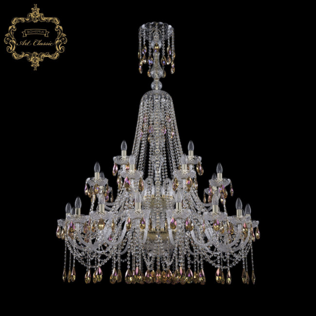 Подвесная люстра Art Classic 11.12.16+8+4.400.2d.XL-156.Gd.Sp.K777 Подвесная люстра Art Classic 11.12.16+8+4.400.2d.XL-156.Gd.Sp.K777