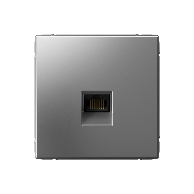 Розетка компьютерная RJ45, кат. 5е Systeme Electric ArtGallery Сталь GAL000983 Розетка компьютерная RJ45, кат. 5е Systeme Electric ArtGallery Сталь GAL000983