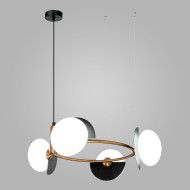 Подвесная люстра Eurosvet Moity 70150/4 черный/латунь a064822 Подвесная люстра Eurosvet Moity 70150/4 черный/латунь a064822