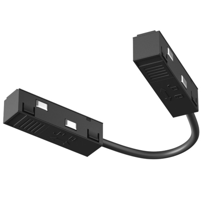 Коннектор питания угловой гибкий Maytoni Technical Magnetic track system Exility Accessories for tracks Exility TRA034CPC-42B-15-1 Коннектор питания угловой гибкий Maytoni Technical Magnetic track system Exility Accessories for tracks Exility TRA034CPC-42B-15-1