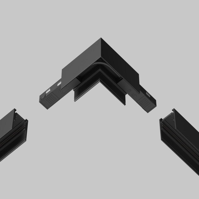 Коннектор питания угловой гибкий Maytoni Technical Magnetic track system Exility Accessories for tracks Exility TRA034CPC-42B-15-1 Коннектор питания угловой гибкий Maytoni Technical Magnetic track system Exility Accessories for tracks Exility TRA034CPC-42B-15-1