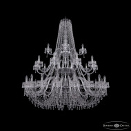 Подвесная люстра Bohemia Ivele Crystal 1410/20+10+5/530/3d Ni V0300
