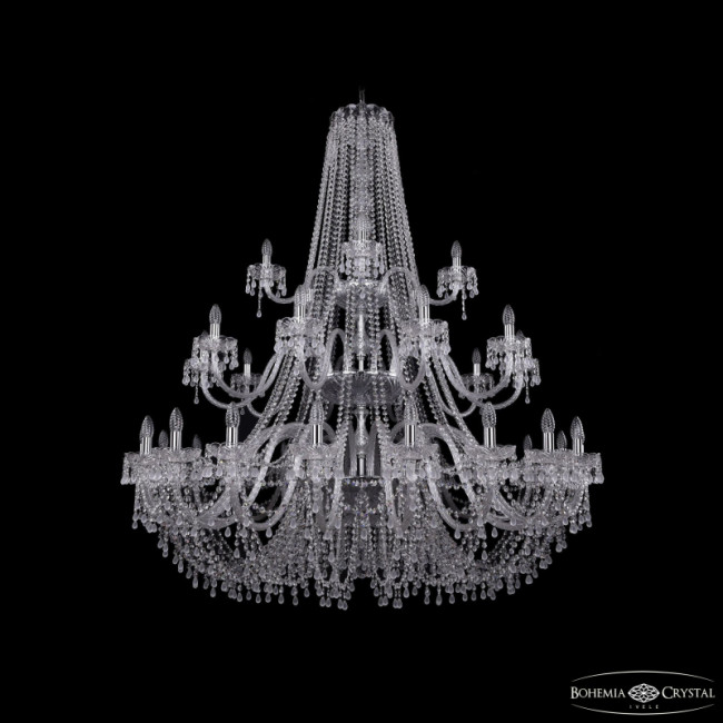 Подвесная люстра Bohemia Ivele Crystal 1410/20+10+5/530/3d Ni V0300