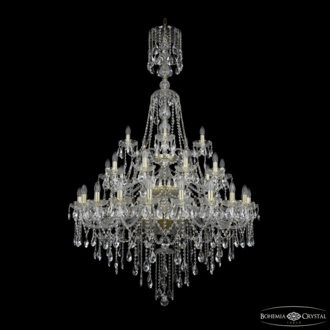 Подвесная люстра Bohemia Ivele Crystal 1415/20+10+5/400/XL-180/3d G