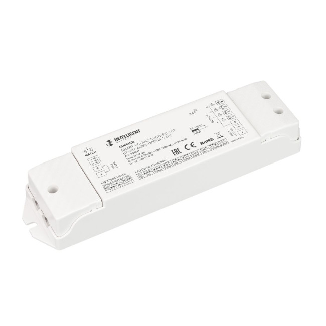 Диммер Arlight SMART-CC-2042-RGBW-PD-SUF (12-48V, 4x350-1200mA, 2.4G) 037421 Диммер Arlight SMART-CC-2042-RGBW-PD-SUF (12-48V, 4x350-1200mA, 2.4G) 037421