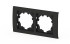 Рамка двухместная ELBI Zena Platin 500-073700-226 Рамка двухместная ELBI Zena Platin 500-073700-226
