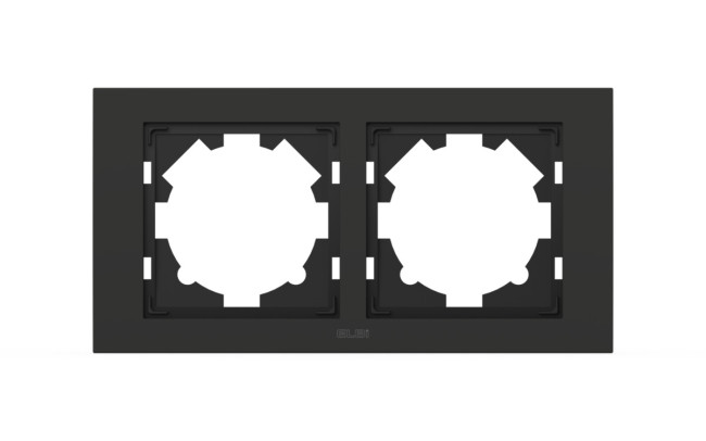 Рамка двухместная ELBI Zena Platin 500-073700-226 Рамка двухместная ELBI Zena Platin 500-073700-226