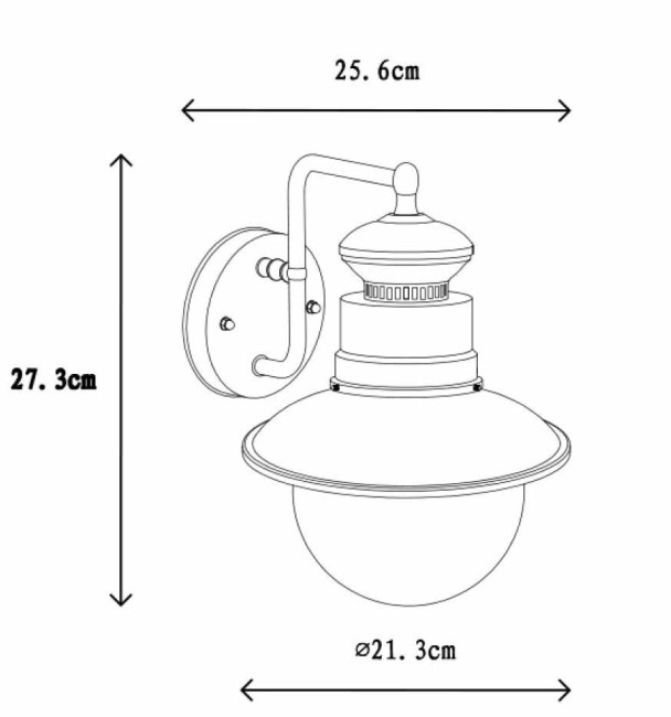 Уличный настенный светильник Lucide Figo 11811/01/30 Уличный настенный светильник Lucide Figo 11811/01/30