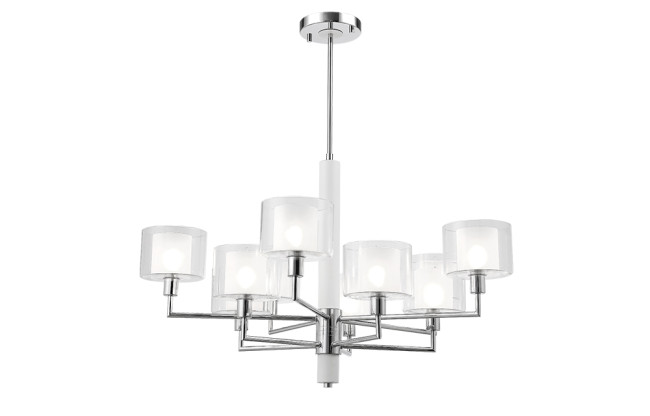 Люстра на штанге Crystal Lux MAESTRO SP-PL5+5 CHROME Люстра на штанге Crystal Lux MAESTRO SP-PL5+5 CHROME