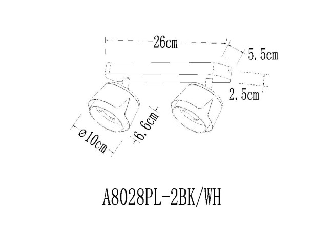 Спот Arte Lamp Amaks A8028PL-2WH Спот Arte Lamp Amaks A8028PL-2WH