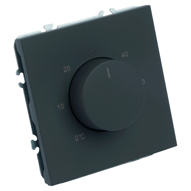 Терморегулятор механический Stekker Эмили RSW00-5120-05 черный уголь, soft touch 50713 Терморегулятор механический Stekker Эмили RSW00-5120-05 черный уголь, soft touch 50713