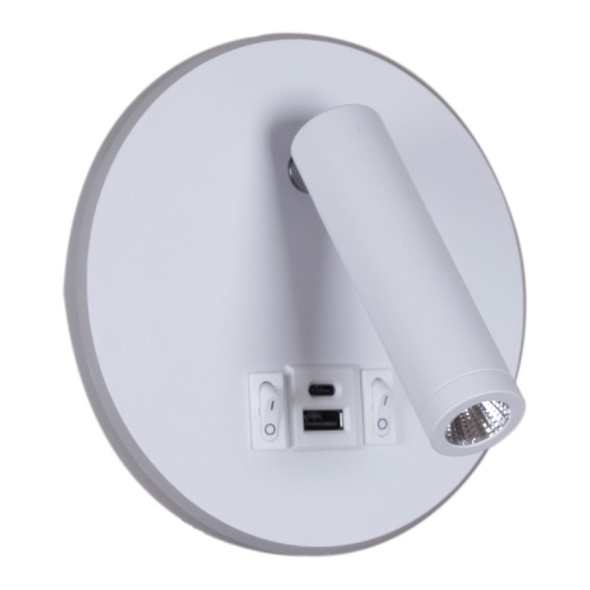 Спот Reluce 86203-9.2-001KT LED12W+USB WT