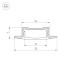 Профиль Arlight SL-SLIM-H7-F25-2000 ANOD 023717 Профиль Arlight SL-SLIM-H7-F25-2000 ANOD 023717