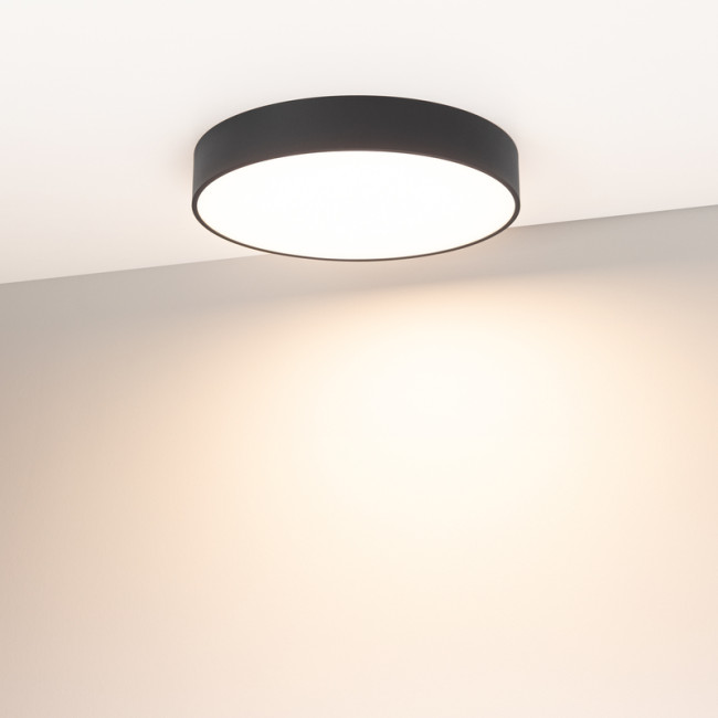 Накладной светильник Arlight IM-RONDO-EMERGENCY-3H-R400-40W Day4000 (BK, 120 deg, 230V) 039649