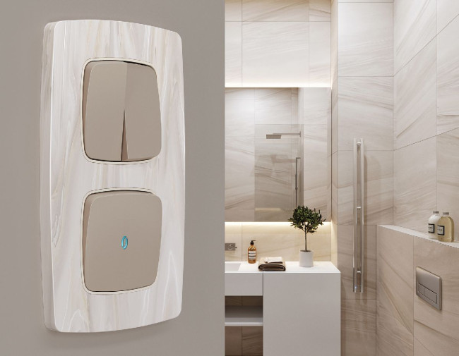 Рамка одноместная Ambrella Volt Opera OF940301 Рамка одноместная Ambrella Volt Opera OF940301