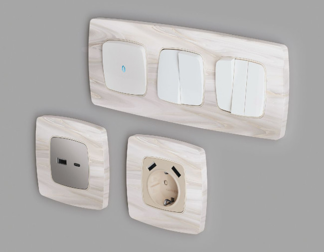 Рамка одноместная Ambrella Volt Opera OF940301 Рамка одноместная Ambrella Volt Opera OF940301