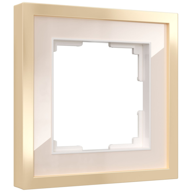 Рамка на 1 пост Werkel Baguette айвори-латунь 4690389185731 W0012851 a060233 Рамка на 1 пост Werkel Baguette айвори-латунь 4690389185731 W0012851 a060233