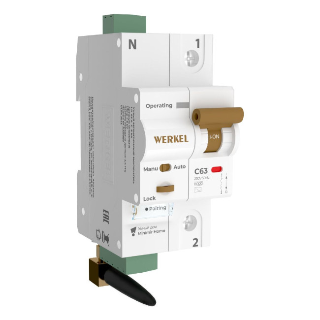 Умный автоматический выключатель Werkel 4690389194573 W1001P6301 a063126 Умный автоматический выключатель Werkel 4690389194573 W1001P6301 a063126