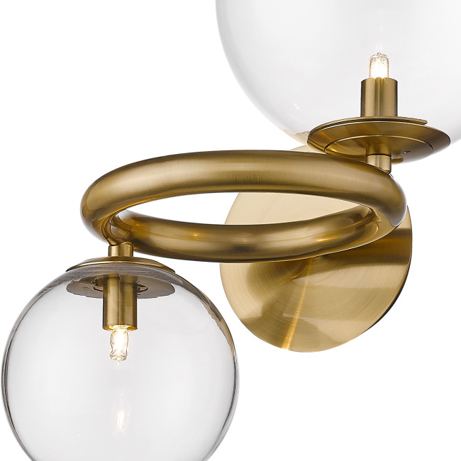 Бра Delight Collection Puppet W68092-2 brass Бра Delight Collection Puppet W68092-2 brass