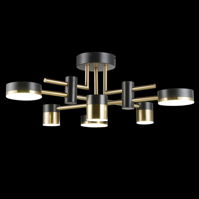 Потолочная люстра Natali Kovaltseva LED LAMPS 81368 GOLD BLACK Потолочная люстра Natali Kovaltseva LED LAMPS 81368 GOLD BLACK