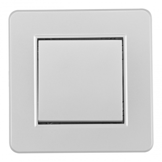 Выключатель одноклавишный Arte Milano SET16-1-30-1 silver Выключатель одноклавишный Arte Milano SET16-1-30-1 silver