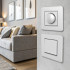 Выключатель одноклавишный Arte Milano SET16-1-30-1 silver Выключатель одноклавишный Arte Milano SET16-1-30-1 silver