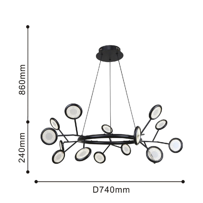 Подвесная люстра F-Promo Mugs 4252-15P Подвесная люстра F-Promo Mugs 4252-15P