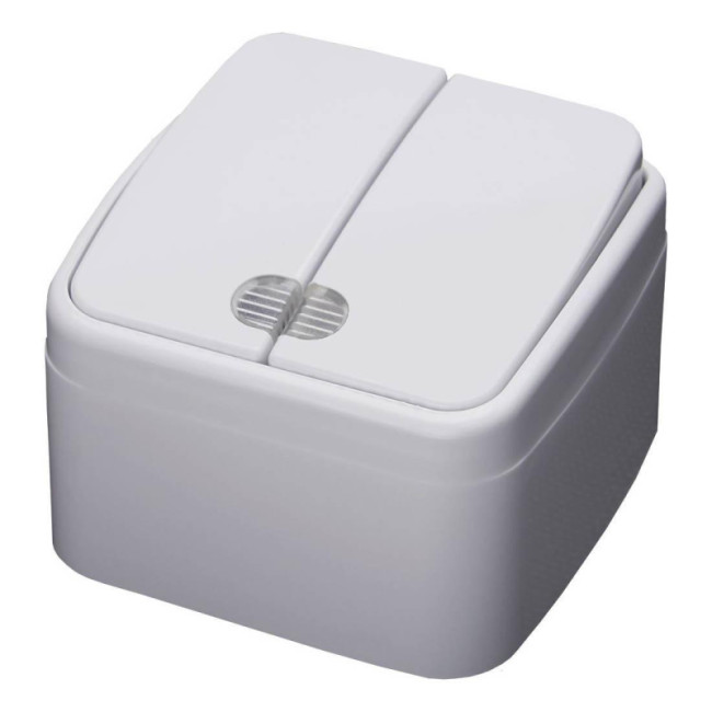 Выключатель двухклавишный Feron Stekker Basic с подсветкой PSW103220 39030 Выключатель двухклавишный Feron Stekker Basic с подсветкой PSW103220 39030