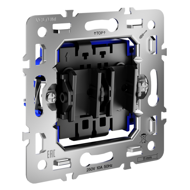 Механизм выключателя жалюзи Voltum S70 VLS0207M Механизм выключателя жалюзи Voltum S70 VLS0207M
