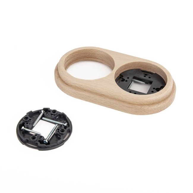 Рамка на 2 поста Werkel светлый бук W0025224 4690389166556 Рамка на 2 поста Werkel светлый бук W0025224 4690389166556