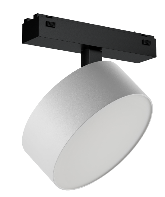 Трековый магнитный светильник iLedex Vision 4825-047-D140-20W-110DG-4000K-WH