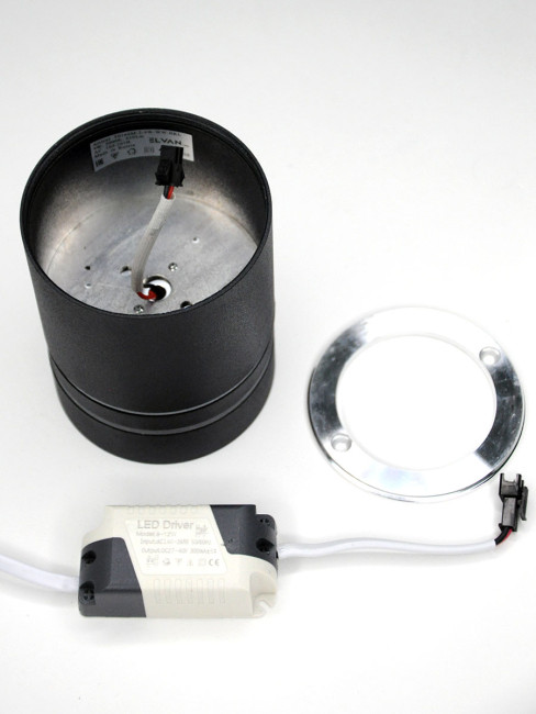 Накладной светильник Elvan NLS-T160M/2-9W-WW-Bk