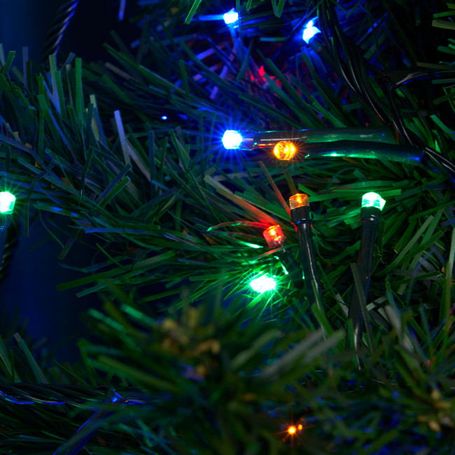 Светодиодная гирлянда Feron CL10 230В 60Вт мультиколор 20м IP20 48182 Светодиодная гирлянда Feron CL10 230В 60Вт мультиколор 20м IP20 48182