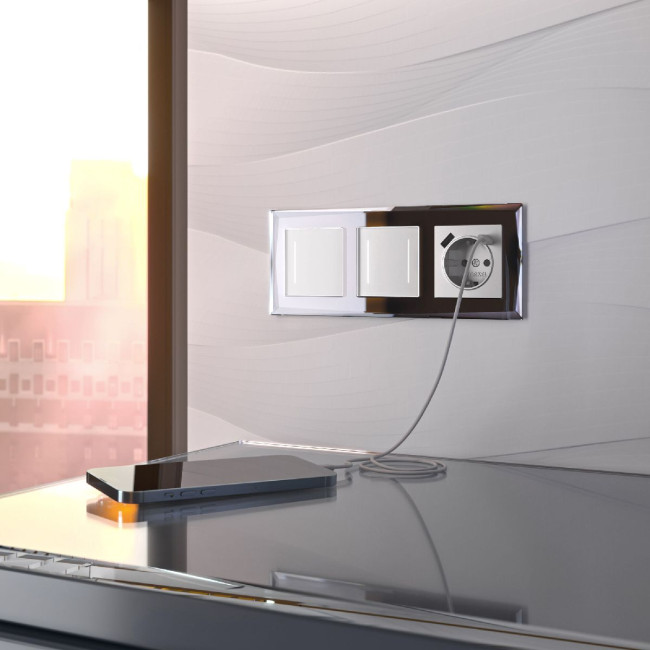 Сенсорный выключатель одноклавишный с подсветкой Werkel 4690389197932 W4512001 a063597 Сенсорный выключатель одноклавишный с подсветкой Werkel 4690389197932 W4512001 a063597