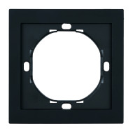 Рамка 1-местная Stekker Мия PFR00-3001-05 черный бархат 50461