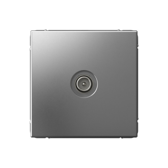 TV Розетка оконечная 1DB Systeme Electric ArtGallery Сталь GAL000991 TV Розетка оконечная 1DB Systeme Electric ArtGallery Сталь GAL000991