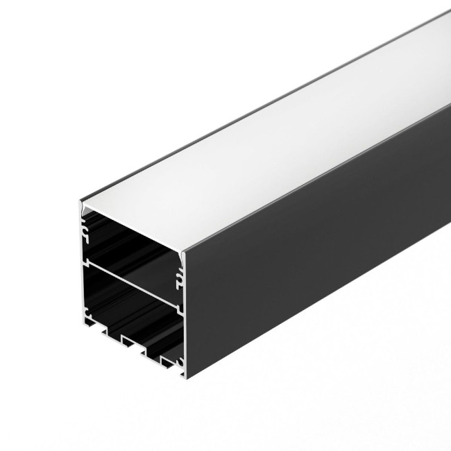 Алюминиевый профиль Arlight LINE-S-5050-2000 BLACK 041839 Алюминиевый профиль Arlight LINE-S-5050-2000 BLACK 041839