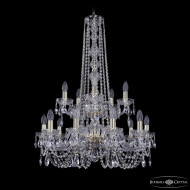 Подвесная люстра Bohemia Ivele Crystal 1402/10+5/240/h-90/2d G Подвесная люстра Bohemia Ivele Crystal 1402/10+5/240/h-90/2d G