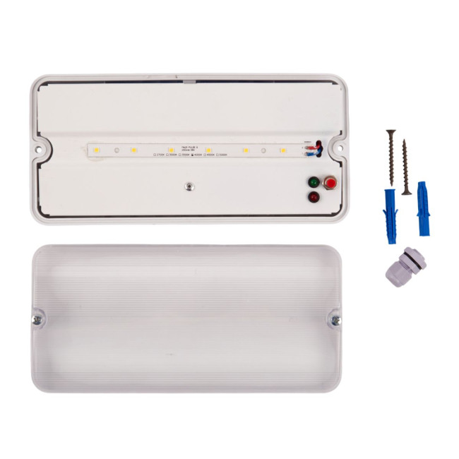 Светильник пылевлагозащищенный Uniel ULW-K25B 6W/4000K/EMG IP65 WHITE UL-00013352 Светильник пылевлагозащищенный Uniel ULW-K25B 6W/4000K/EMG IP65 WHITE UL-00013352