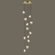Подвесной светильник MD24001033-12A gold/clear