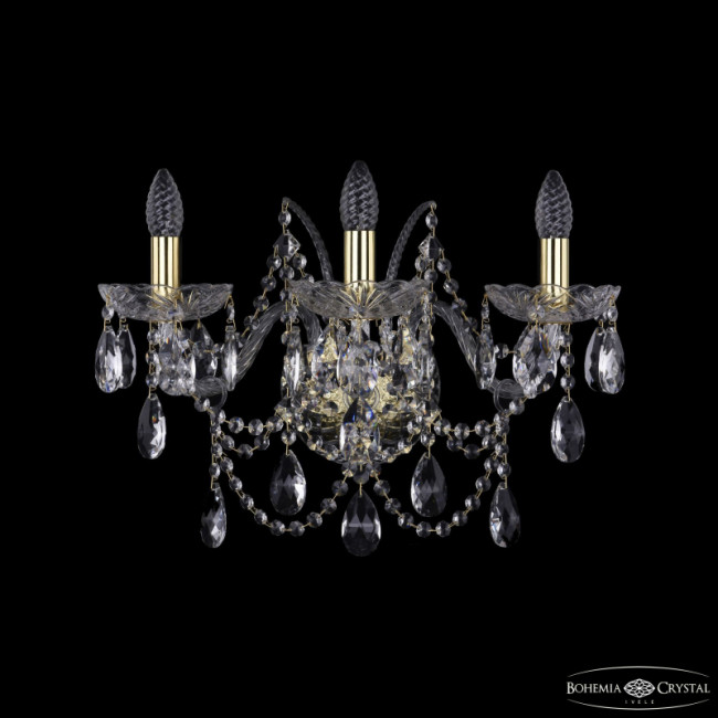 Бра Bohemia Ivele Crystal 1411B/3/195/XL G Бра Bohemia Ivele Crystal 1411B/3/195/XL G